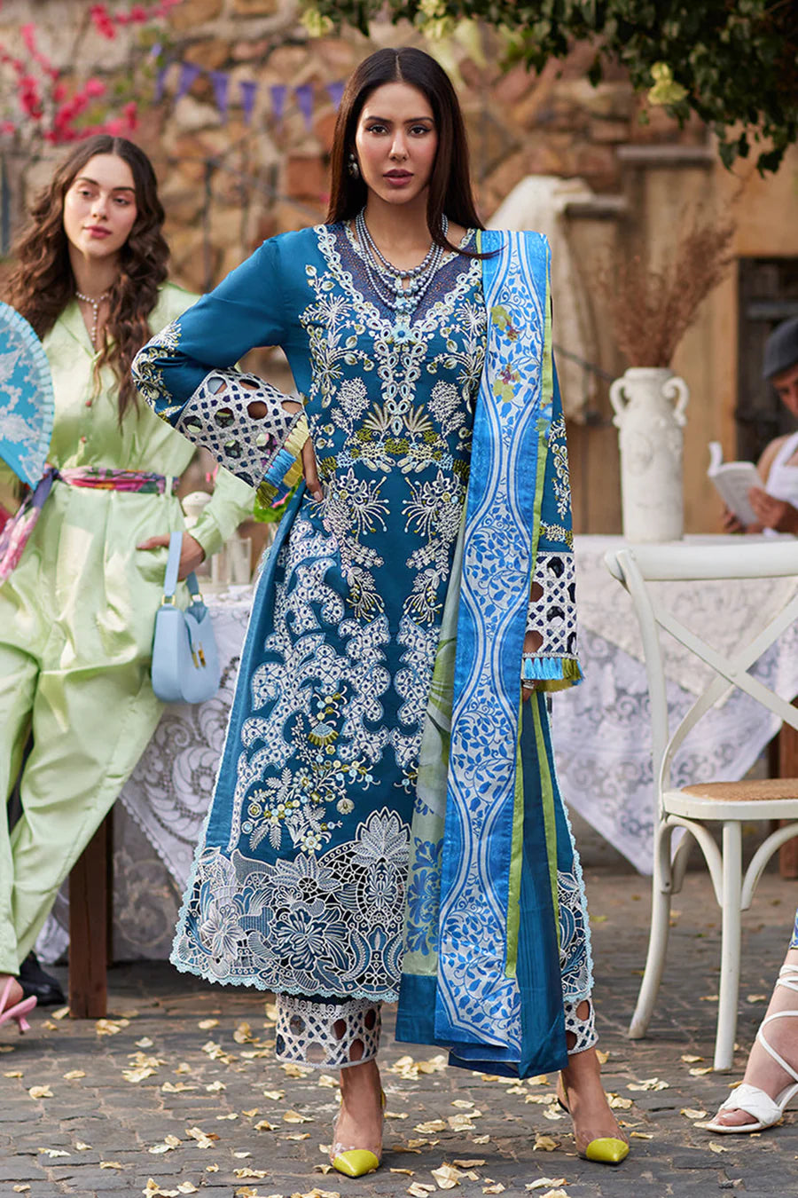 Elegant Pakistani Salwar Kameez in Heavy Rayon with Digital Print Dupatta