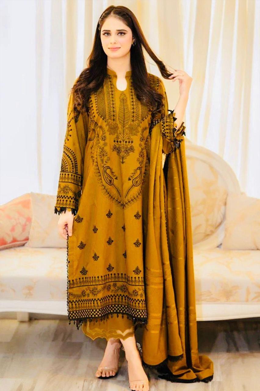 BINSAEED 3PC Khadder Winter Collection – Stylish & Comfortable Design