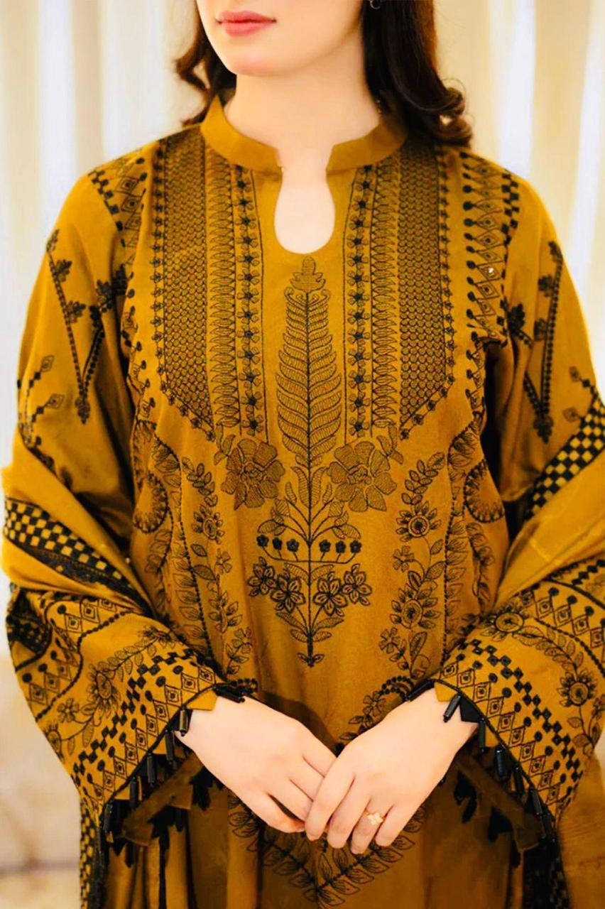 BINSAEED 3PC Khadder Winter Collection – Stylish & Comfortable Design