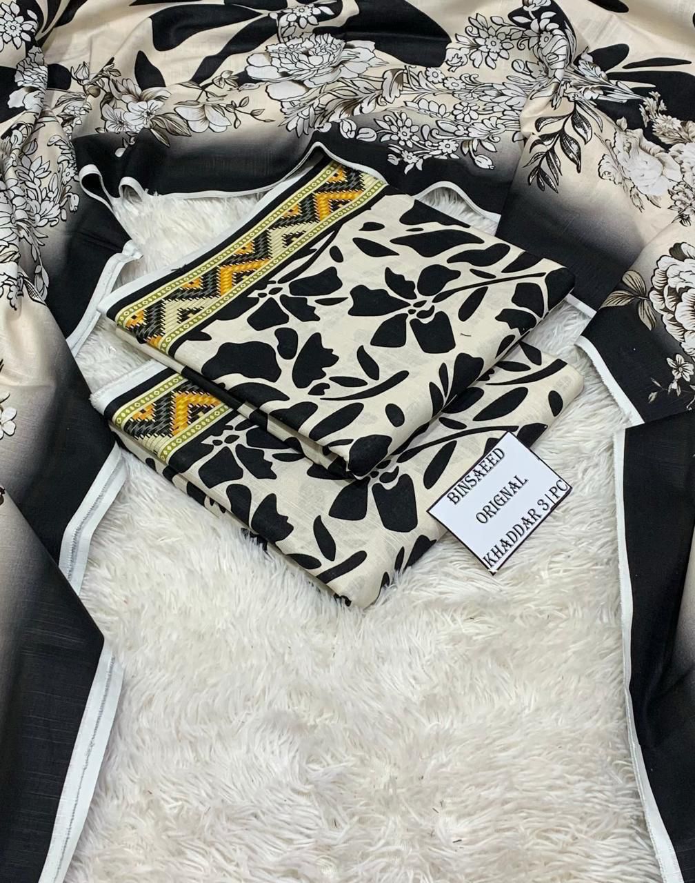 BINSAEED 3PC Khadder Winter Collection – Stylish & Comfortable Design