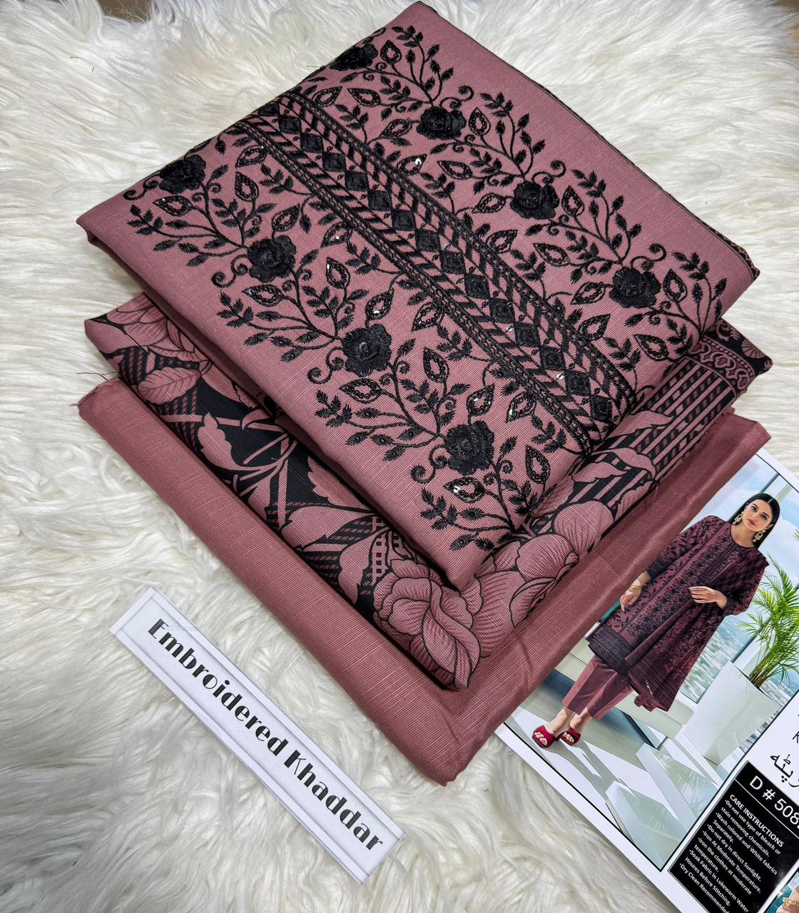 Quality Penal Work Khaddar – Stylish & Comfortable”