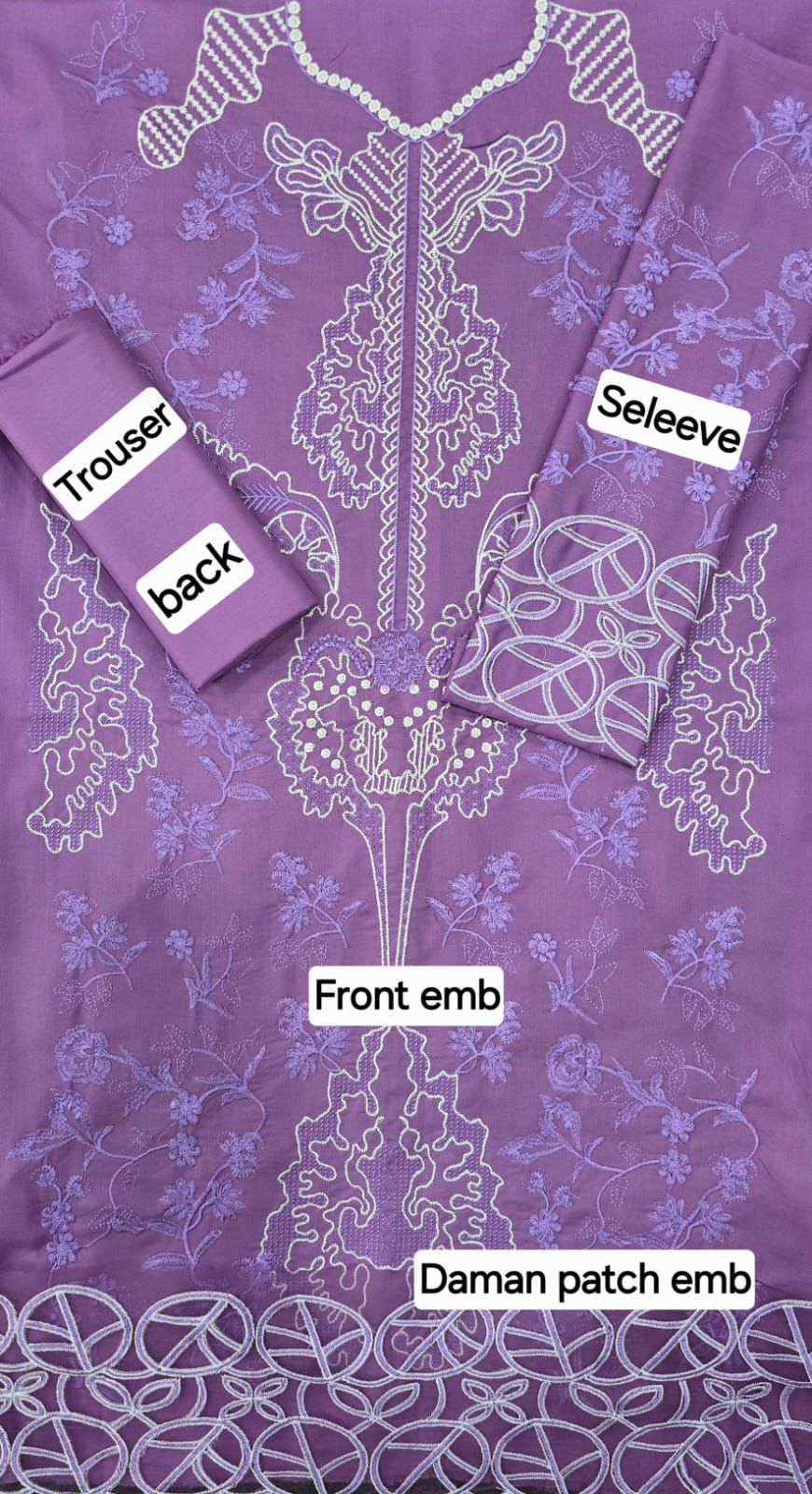 Dhanak Embroidered 2-Piece Suit – Khubsurat Lawn Collection