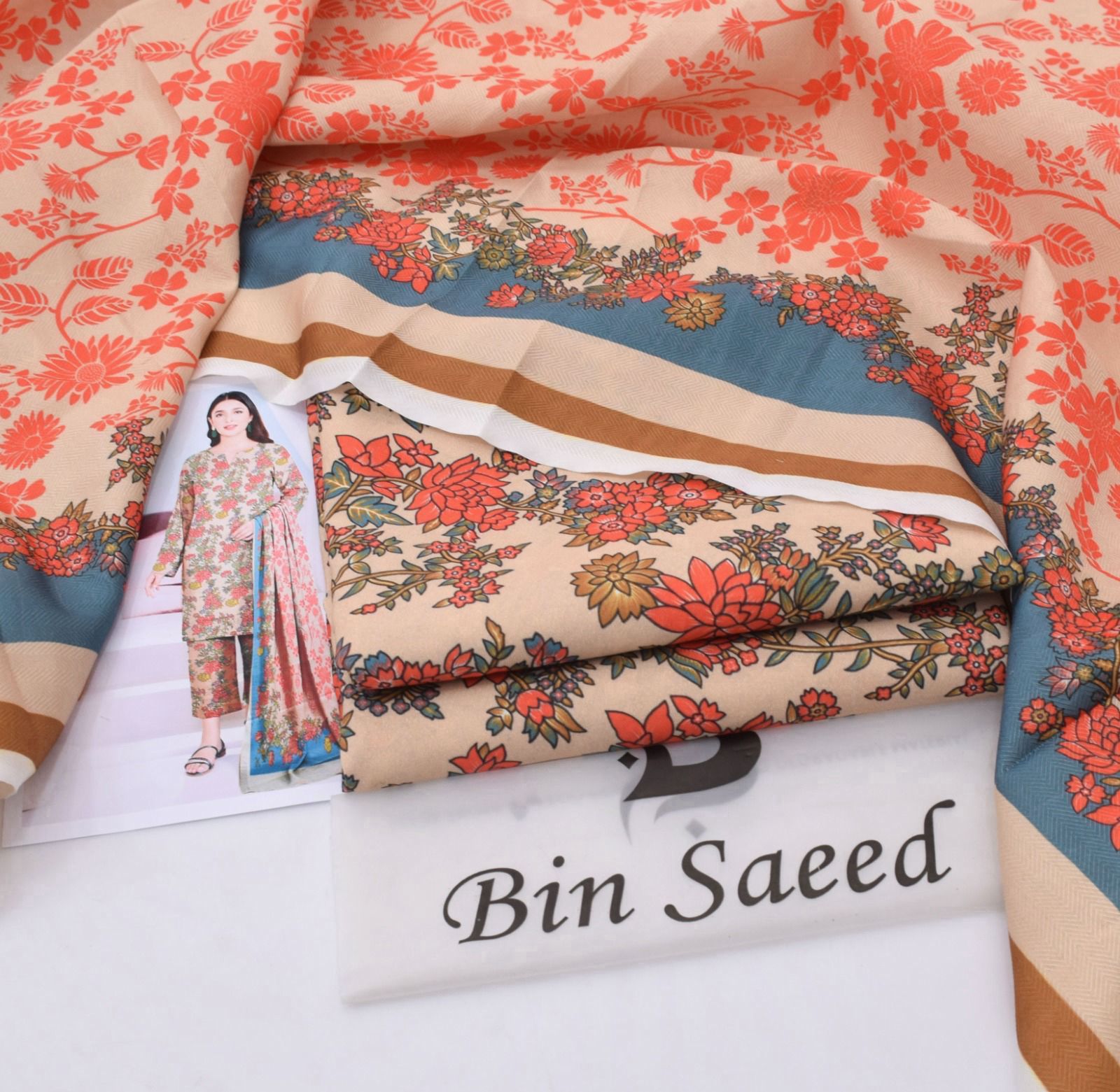 Classic Karandi 3pc Set – Shirt, Pants & Dupatta