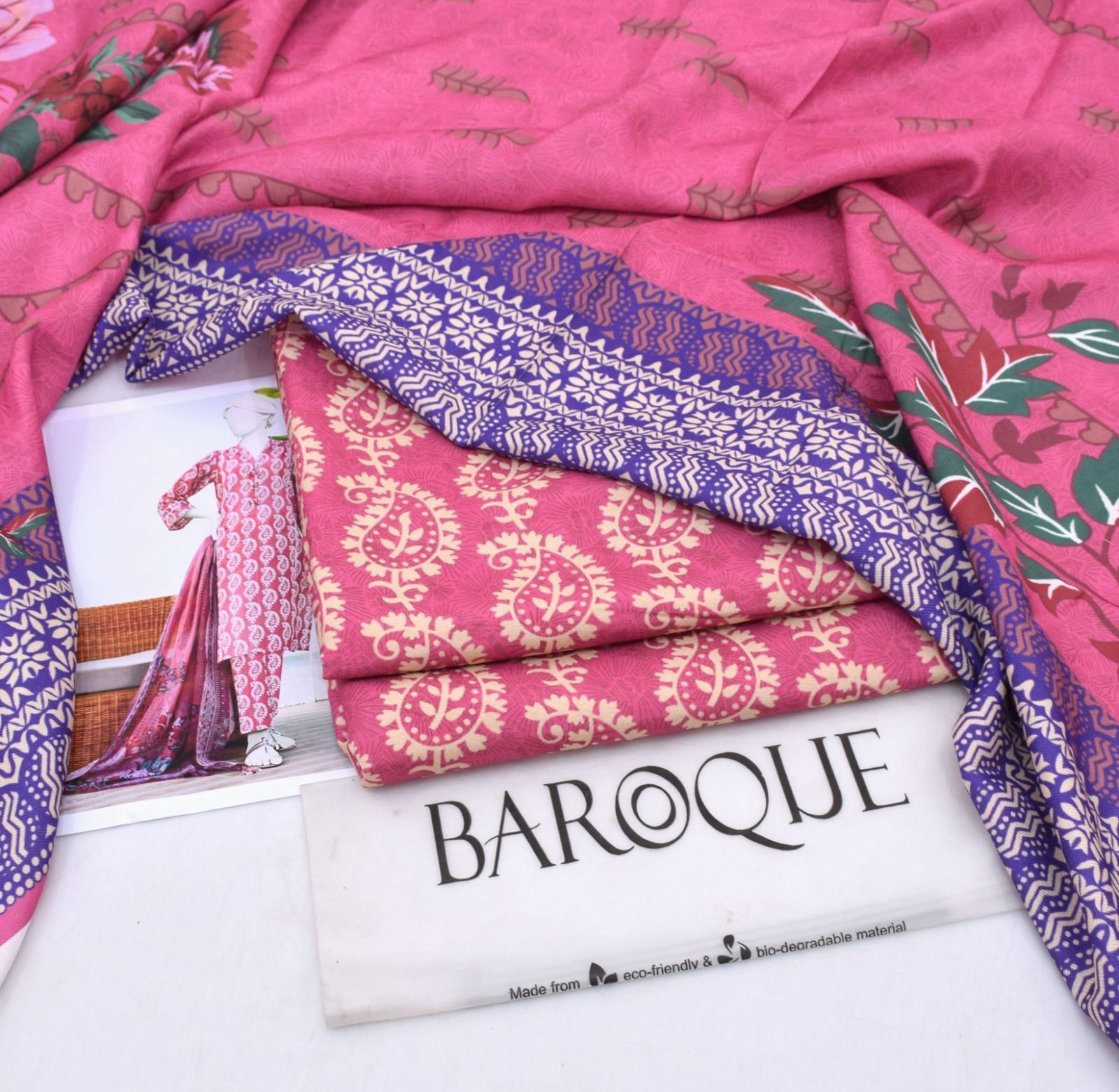 Premium Karandi 3-Piece Suit – Winter Collection