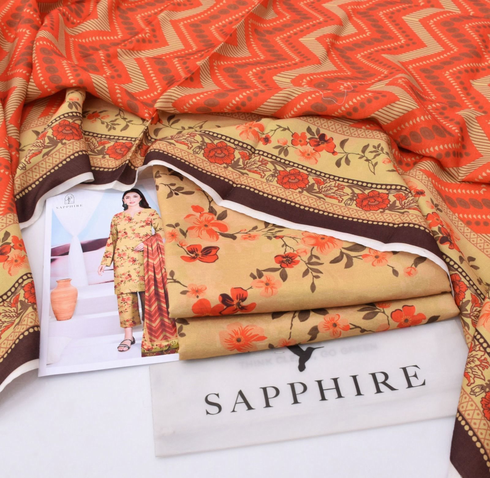 Premium Karandi 3-Piece Suit – Winter Collection