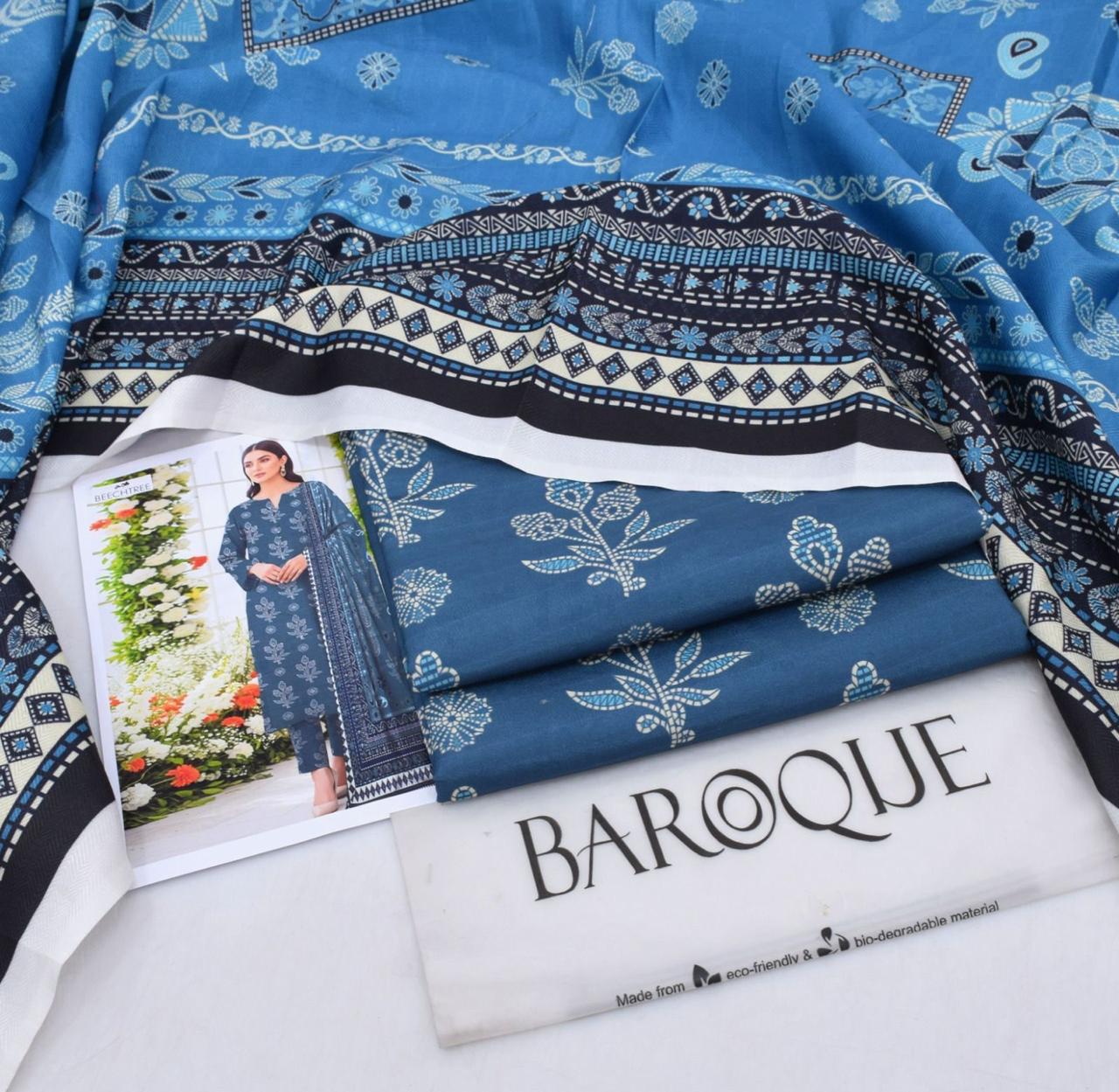 Premium Karandi 3-Piece Suit – Winter Collection