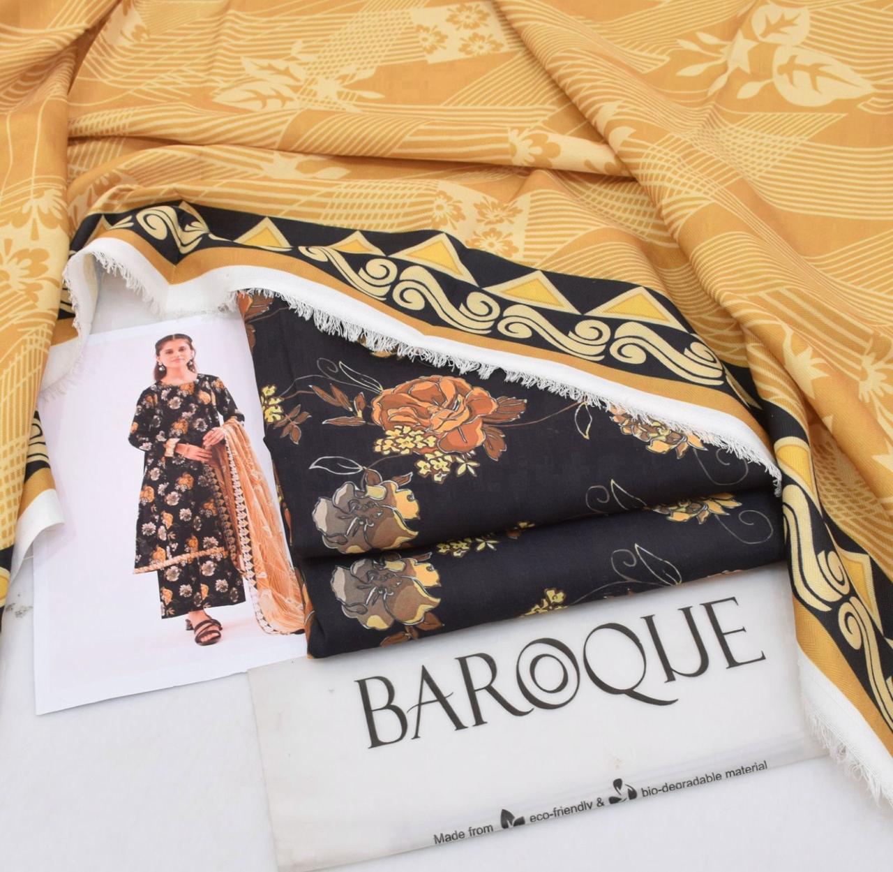 Premium Karandi 3-Piece Suit – Winter Collection