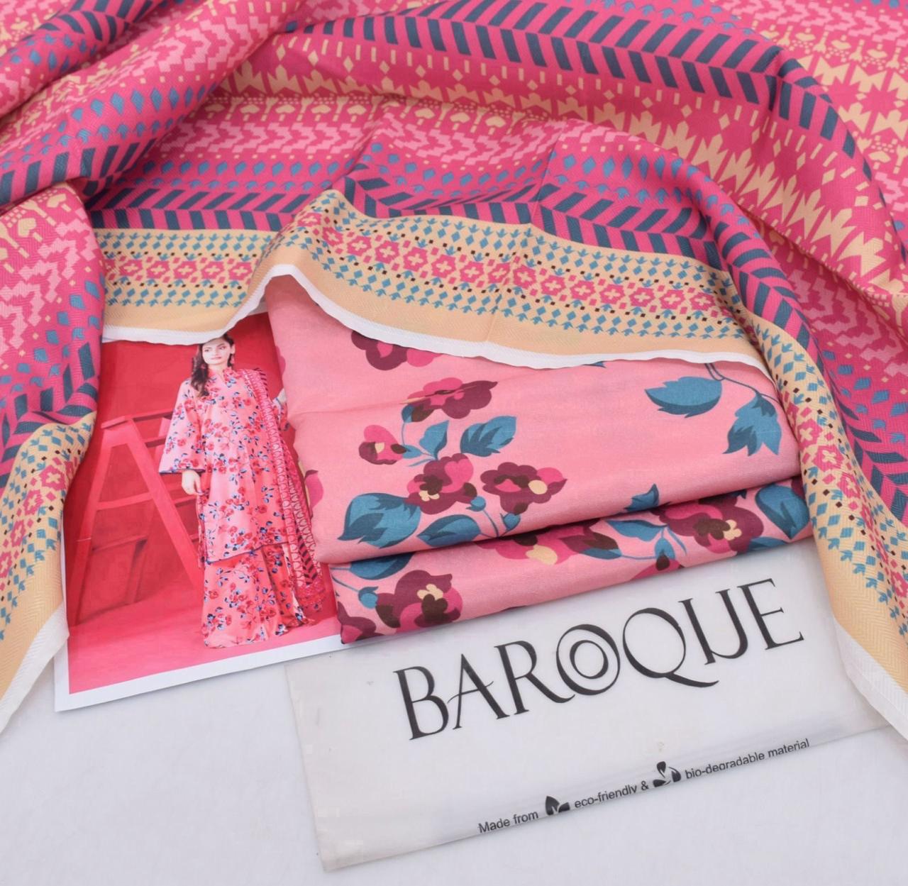 Premium Karandi 3-Piece Suit – Winter Collection