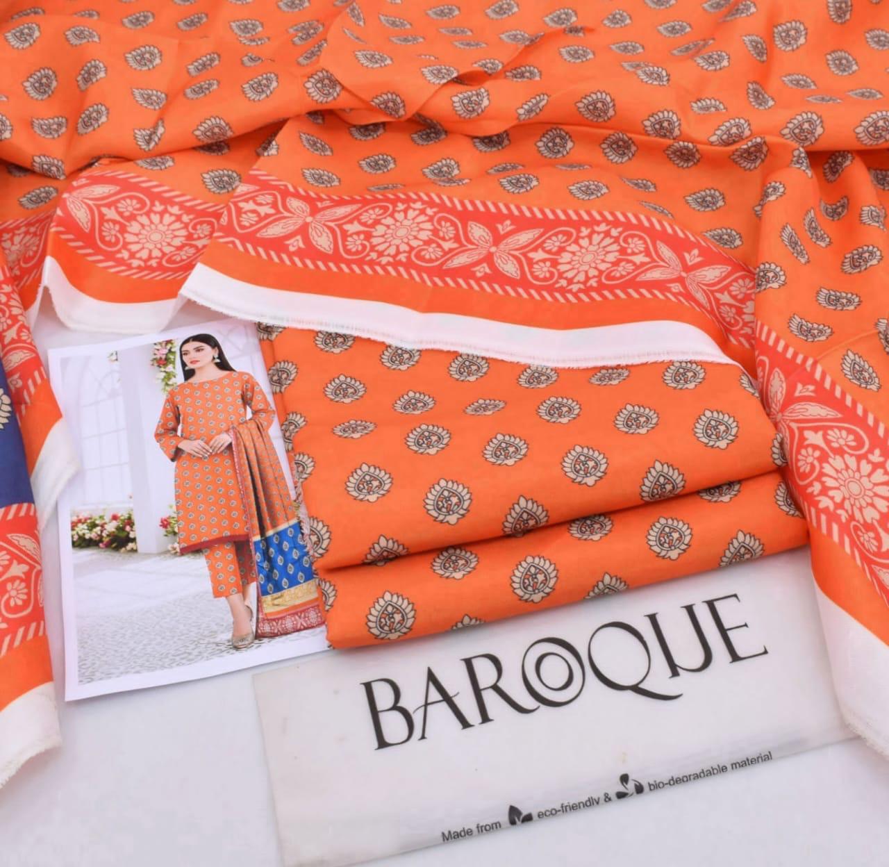 Premium Karandi 3-Piece Suit – Winter Collection