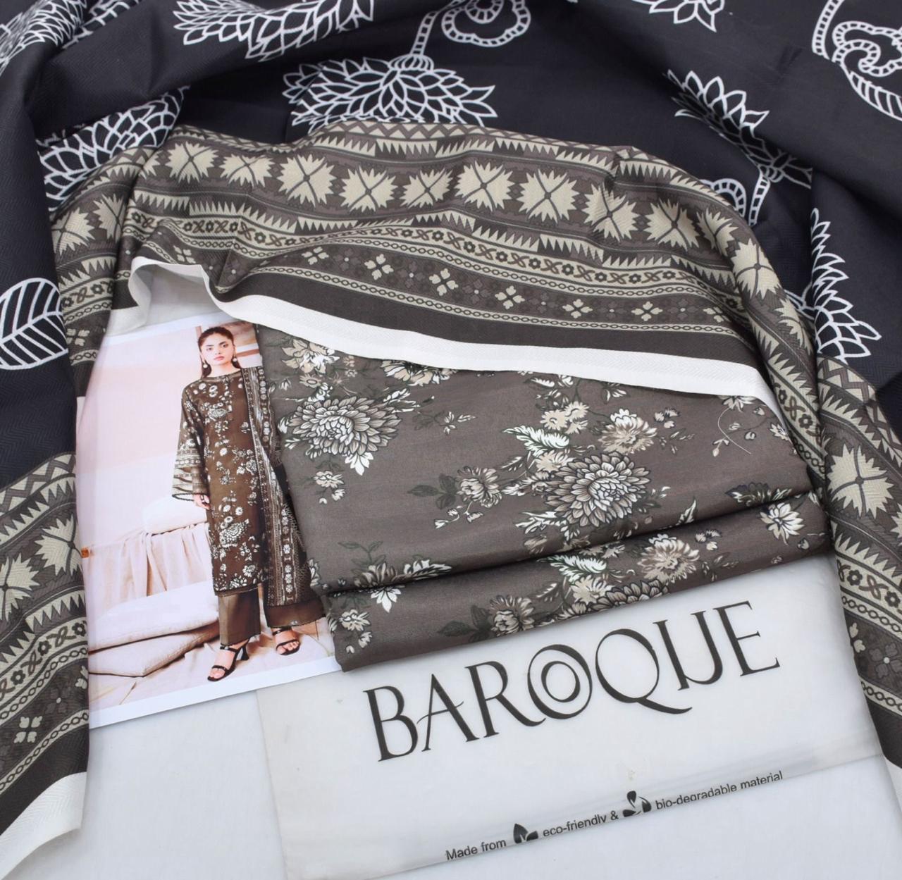 Premium Karandi 3-Piece Suit – Winter Collection