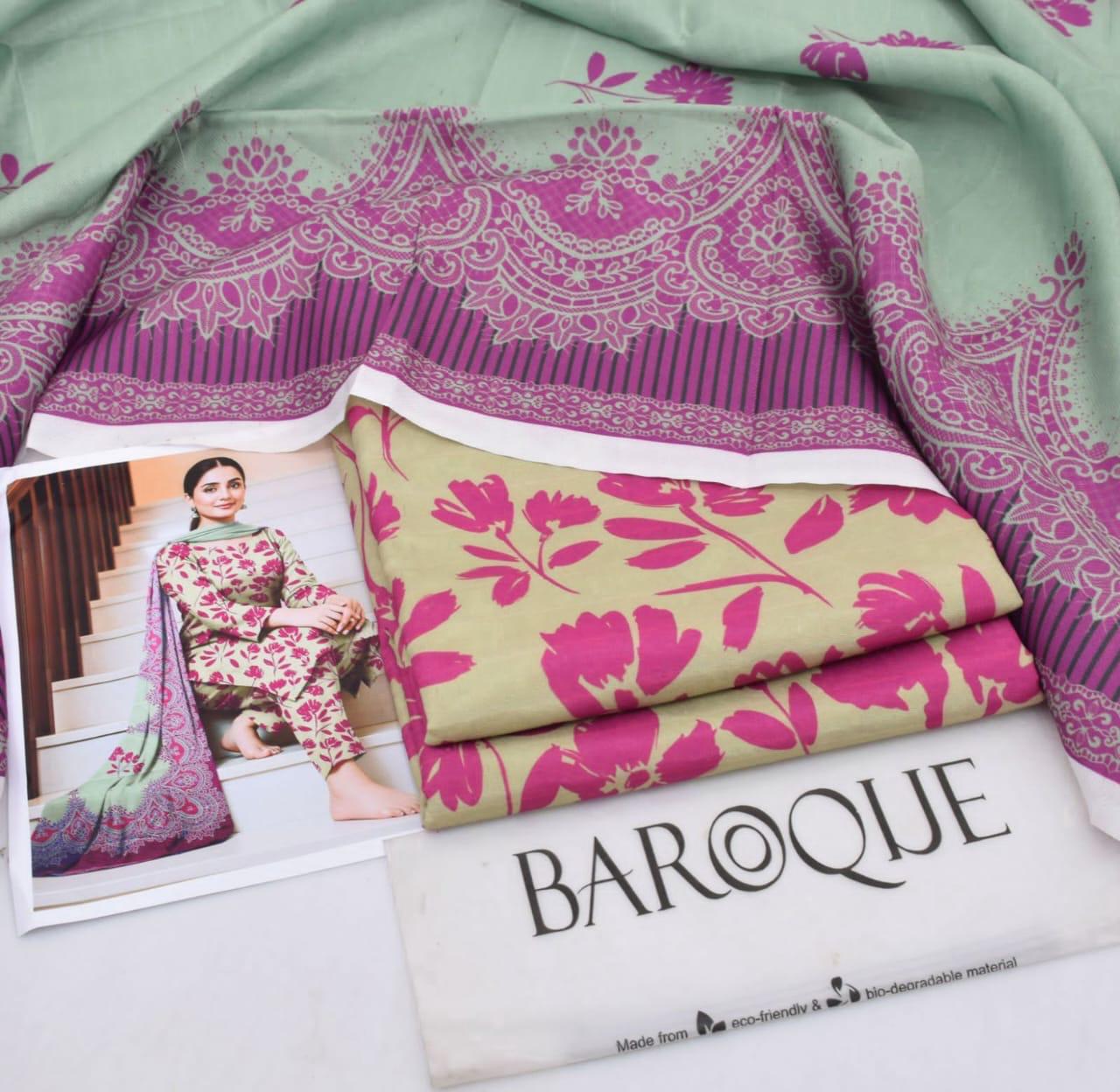 Premium Karandi 3-Piece Suit – Winter Collection