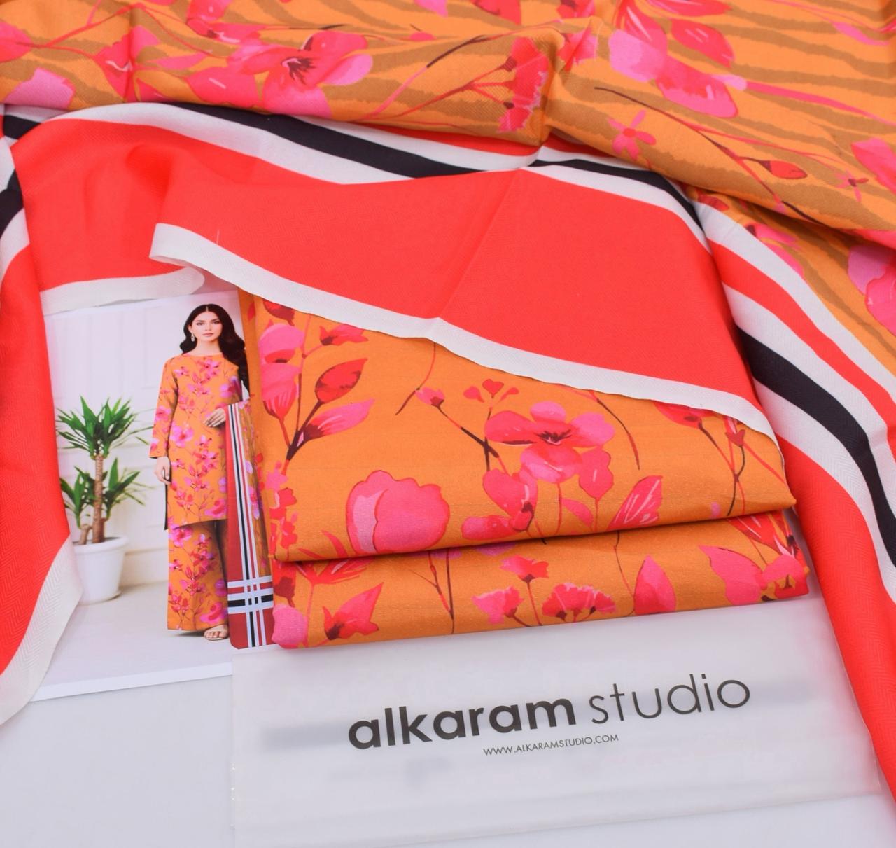 Premium Karandi 3-Piece Suit – Winter Collection