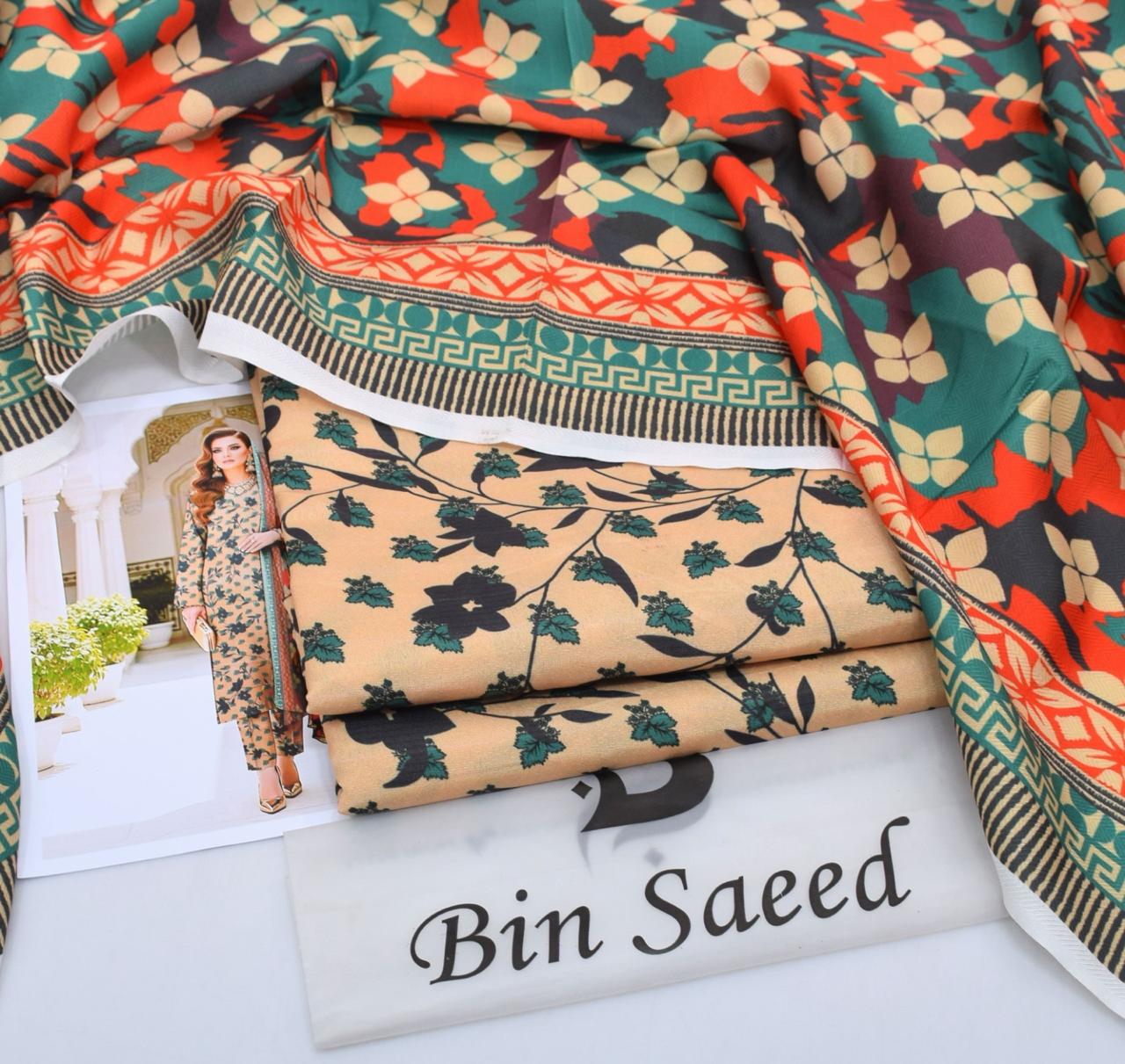 Premium Karandi 3-Piece Suit – Winter Collection