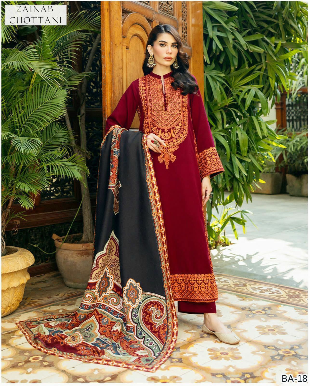 Winter Special Dhanak Suit – Premium Quality Fabric