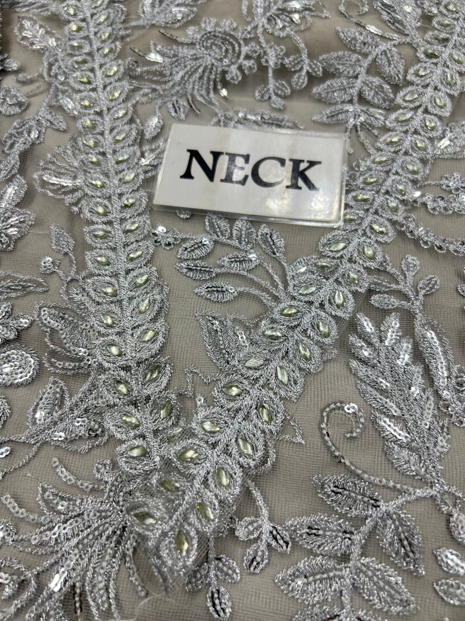 Zarif Luxury Net Suit – Premium Net Fabric & Sharmoz Silk Bottom