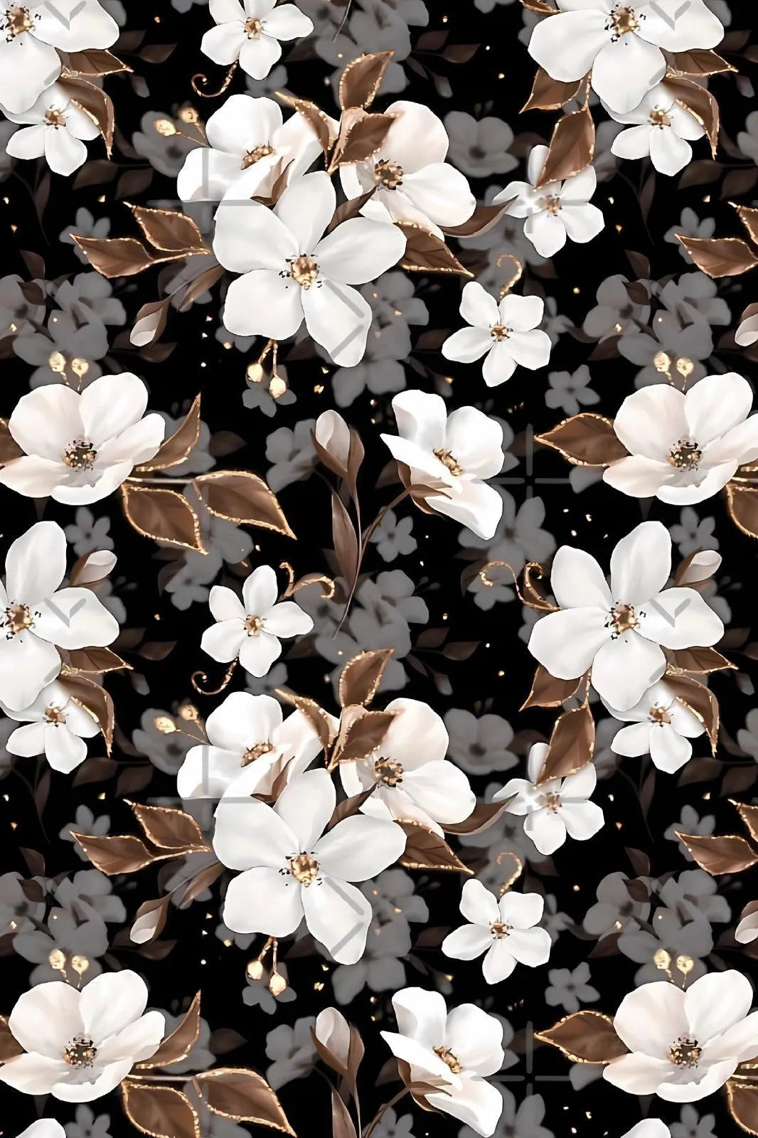 Chic Black Printed Suit -- 2 Pcs Lawn Fabric Ensemble